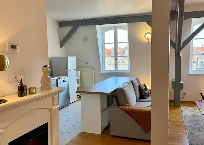 Appart Hotel Marcopolo Metz Centre - Vue Cathedrale - 2 Chambres - 78M2 - Situation Exceptionnelle - Classement Officiel 4 Etoiles Metz